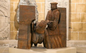 Exponat: Plastik ber Thomas Mntzers Hinrichtung