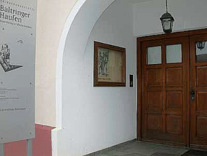 Eingang Erinnerungssttte Baltringer Haufen