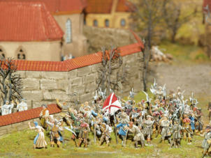 Diorama: "berfall auf das Kloster Heggbach" von Bernhard Kempin